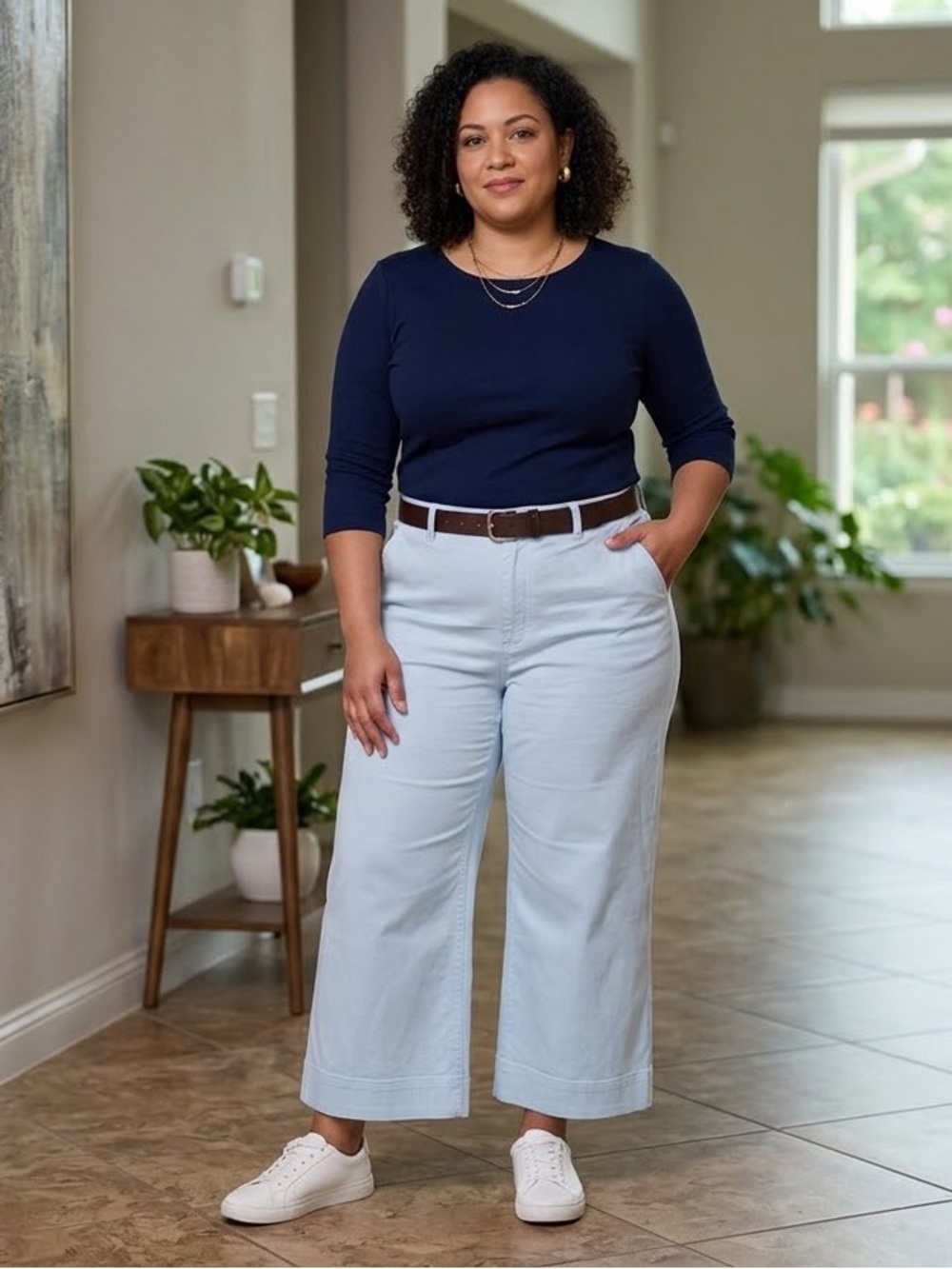 Old Navy Wide-Leg Jeans in Light Blue